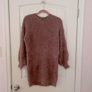 Mauve winter dress